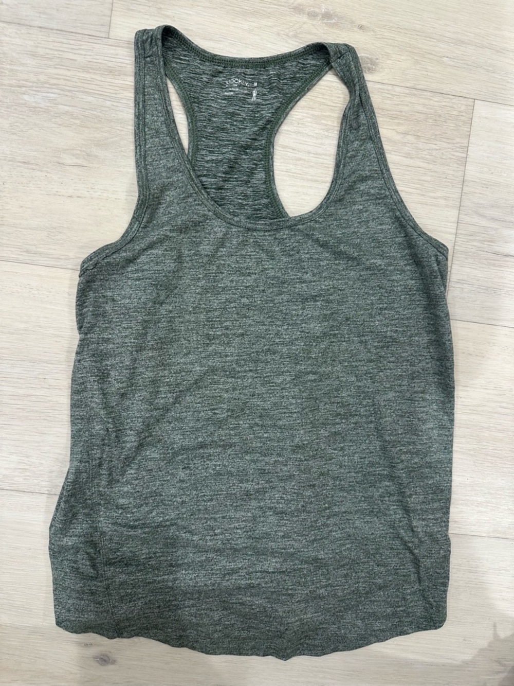 Jockey Olive Green Heather Racerback Tank